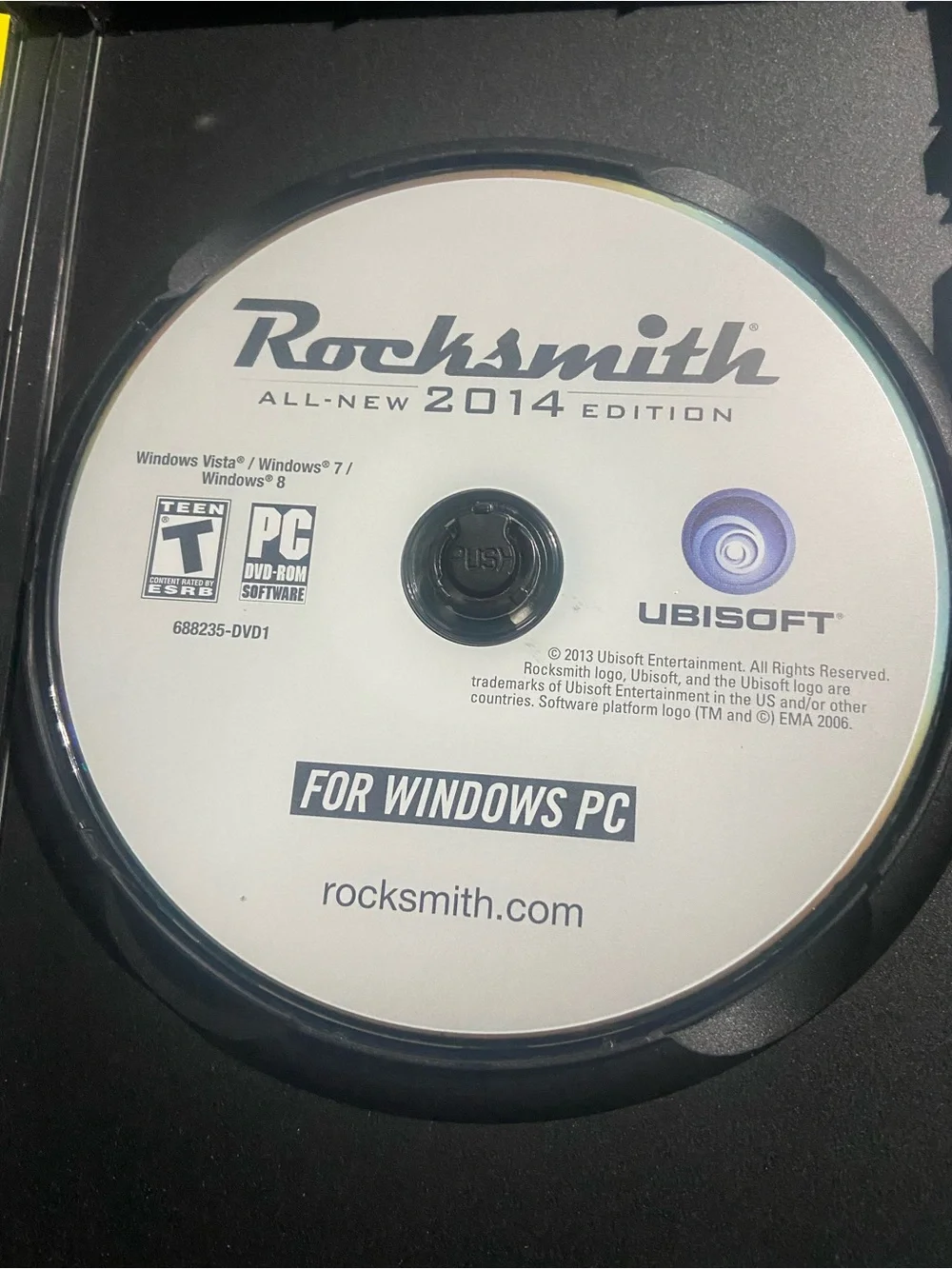 Rocksmith 2014 Edition PC windows disc only (bx3)